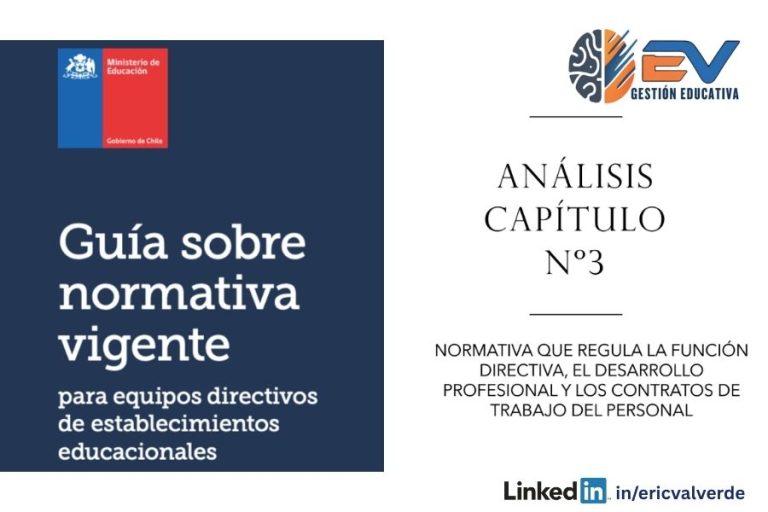Guía Normativa Vigente – Análisis Capítulo Nº3 Función Directiva
