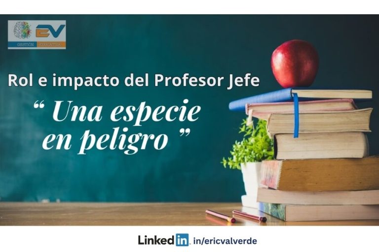 Rol e impacto del Profesor Jefe – Una especie en peligro